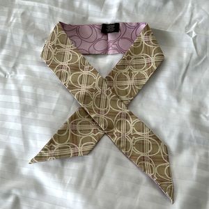 Coach Silk Scarf Twilly